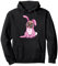 Oster Mops Welpe mit rosa Osterhasen Kostüm Pug Möpse Hund Pullover Hoodie