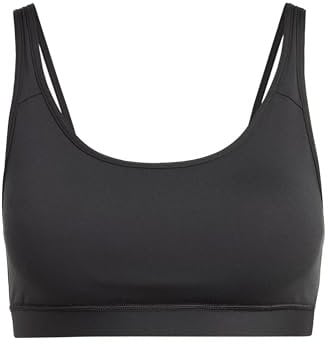 adidas Damen All Me Essentials Medium-Support Bra Sport-BH, Black, M C-D
