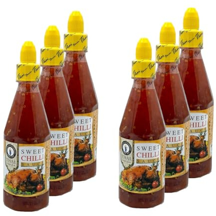 Lot 6x Sauce sweet chili - Bouteille 435ml