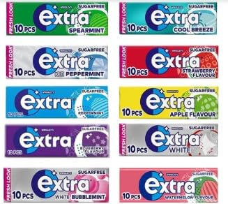 Scatola di selezione extra per gomme da masticare per mantenere il respiro pulito e fresco di menta (16)