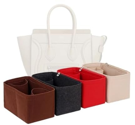 LinerLink Taschen-Organizer für Celine Gepäck Mini (L x H x T): 31 x 31 x 18 cm (Schwarz, Stil C)