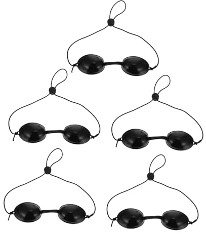 POPETPOP 10 Stk -augen Maske Bräunungsbrille Augenschutz Augenpads Led-licht Blockierende Brillen Schönheit Augenklappe Geführte Brille Schützend Augenabdeckungen Ultraviolettes Licht