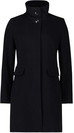 Gil Bret Damen Wollmantel mit Stehkragen Dunkelblau,44