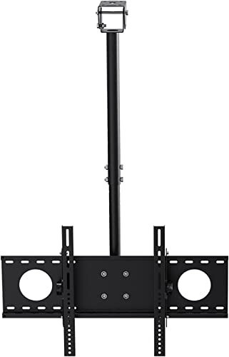Supporto a parete per TV Montalo! Supporto TV da soffitto ad altezza regolabile, adatto alla maggior parte dei televisori curvi e a schermo piatto LCD da 50-100 pollici, supporto TV fino a VESA 900x