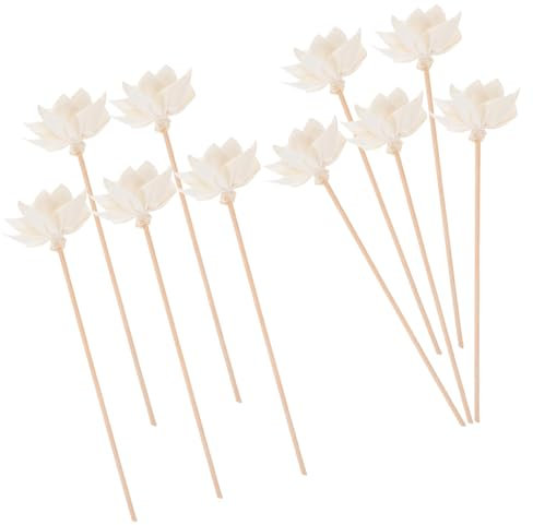 STOBAZA 10er-Pack Diffusorstäbchen Diffusorstäbe Einzigartige Dekorative Blumenstäbe Für Büro Und Zuhause