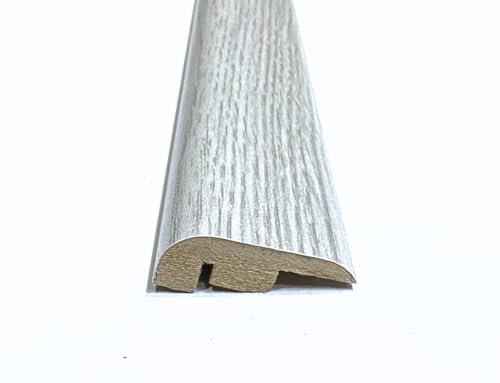 Florida Oak Laminate & Wood Flooring Section Transition Bar MDF Threshold Strip End Edge Profile Door Trim Moulding Oak (1, 900mm (2ft 9))