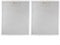 2 filtros de grasa de metal para campana extractora de cocina, 350 x 240 mm, filtro de campana extractora de cocina con 5 capas de grasa de aluminio, para la mayoría de campanas de ventilación