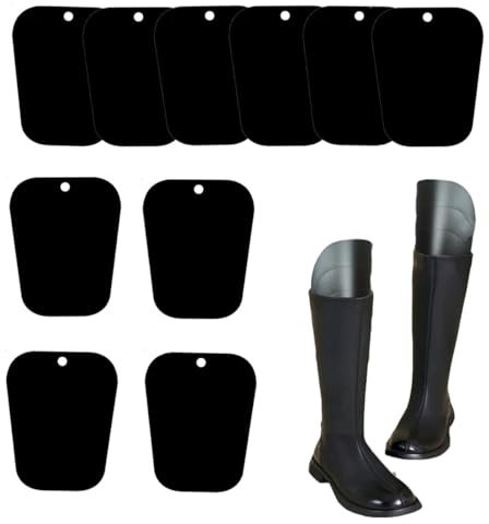 Hungpure 10 Pack (5 Pairs) Boot Shapers Reusable Plastic Thigh Boot Trees Support Shaping Shoe Trees Insert Pads Holder (14 inch)