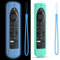 6.4 Inch Silicone Cover Compatible with Fire TV Stick 4K Max 2nd gen 2023 Remote Control Case, Toshiba/Insignia Smart TV Remote Silicone Case Cover Anti-Slip Sleeve with Lanyard (Glowblue+Mint)
