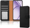 iCatchy Case for Oppo A40 4G / Oppo A60 5G Leather Wallet Book Flip Folio Stand View Magnetic Protect RFID Blocking Cover compatible with Oppo A40 4G / Oppo A60 5G Phone Cover (Black)