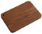 Tagliere in legno naturale di noce nero di alta qualità, tagliere su entrambi i lati per cucina, resistente e spesso per alimenti, verdure, carne e formaggio (30 x 20 x 2 cm)