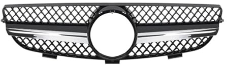 Facelift Grill Für Benz W209 Für CLK-Klasse CLK320 CLK500 2003-2009 Auto-Kühlergrill Racing Grills Schwarzes Mesh-Gitter-Kit Für Die Obere Stoßstangenhaube Kühlergrill Passend