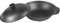 KBOLAE Iron Cocotte Mini Wok en fonte anti-adhésive Noir 26 cm