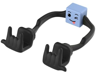 Stocking Stuffers for Teens Girls Boys Adults Cell Phone Holder with Clip: Dual-Sided Mood Cubes Clips for Gesture Phone Stand Desk Accessory Cool Gadget Birthday Gifts for Men Kids Women Christmas