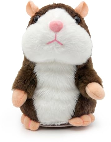 TaimeiMao Sprechender Hamster,Sprechendes Kuscheltier,Sprechende Hamster Wiederholt,Plüsch Hamster,Hamster Plüschtier,Hamster Spielzeug für Weihnachten,Geburtstagsgeschenk