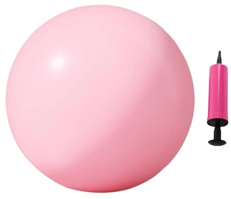 Mini-Gymnastikball – 25 cm Trainings-Fitnesswerkzeug, Anti-Burst-Yoga-Ball, Heim-Fitness-Zubehör, Formung von Mädchen, Frauen, Ehefrau, Freundin, Training, Stabilitäts-Gadget, kompaktes Fitnessgerät