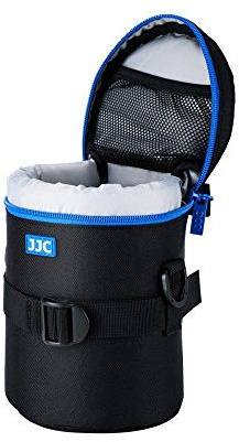 JJC DLP-4II Water Resistant Deluxe Lens Pouch with Shoulder Strap fits Lens Size below 100 x 182mm