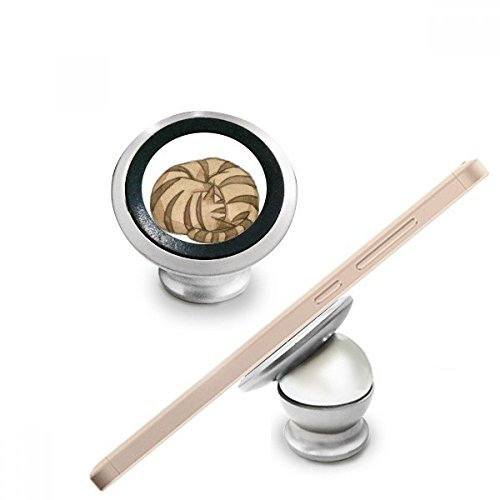 Miaoji Peinture aquarelle Chat Dragon-Li Support magnétique pour tableau de bord de voiture Rotation 360 degrés Cadeau