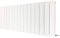 Cariad White 1500mm (w) x 500mm (h) Double Panel Horizontal Electric Aluminium Radiator - PRE FILLED - Supplied With 900W PTC Electric Heating Element