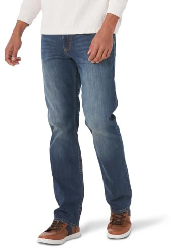 Wrangler Authentics Herren Slim Fit Geradem Bein Jeans, Dusk, 42W / 30L