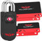 Keyless TSA Approved Luggage Lock with Lifetime Card Keys & No Combo to Forget (2 Pack)