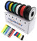 Fermerry 26 AWG Filo di silicone 0,15 mm² 26 Gauge Filo di rame stagnato 6 colori Ogni 30 m 100 piedi Cavo elettrico flessibile Kit di collegamento