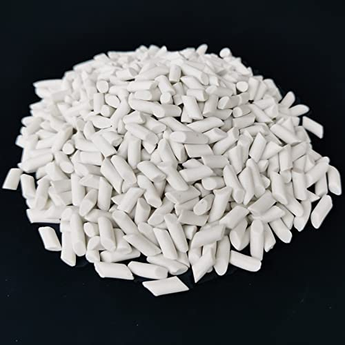 1,4 kg, 0,95 x 0,95 cm, Stein-Trommel-Keramik-Pellets, Füllmedien für alle Arten von Bechern, Verwendung mit Stein-Polierkörnung, schützt Steine, verbessert das Tumbling, wiederverwendbar,