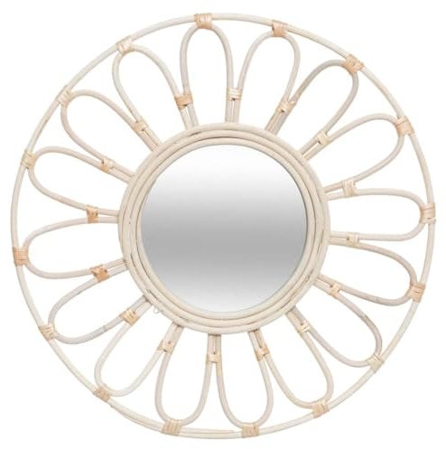 Atmosphera - Spiegel Rosace - Rattan D. 56 cm - Beige