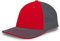 Pacific Headwear Trucker Flexfit Cap XS rot/graphit/graphit