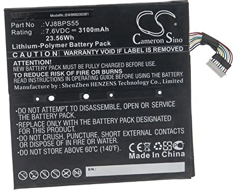 vhbw batteria compatibile con Sony Vaio A12 laptop, notebook (3100mAh, 7,6V, Li-Poly)