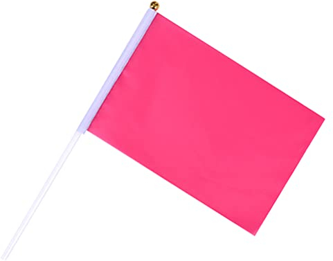 Happyyami 50 Stück Handfahnen Kleine Mini Fähnchen Am Stiel Garten Flagge Kleine Flaggen Auf Einem Stick Farbbanner Mini-stick-flagge Fahnenmasten