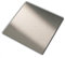 Placa compuesta de aluminio cepillado plateado I 20 x 20 cm I 3 mm I resistente a la intemperie I modelismo construcción de ferias señalización bricolaje serigrafía e impresión digital I AZ113