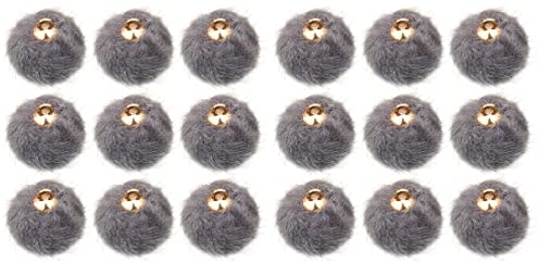 48 STK Bommel-anhänger Pompons Aus Wolle Ohrring Bommel Accessoires Reize Baumeln Pompons Aus Wollfilz Mini Bommel Pompon-Hersteller Pom Pom Bälle Basteln Charme Kind Armband