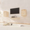 Würfelregale 2 STK, Würfelregal-Set in Moderner Regalwürfel Flexicube Massivholz Kiefer Hängeregal Cube Regal für Bücher DVD Auszeichnungen Büchern Sammlerstücken, 80x30x35 cm