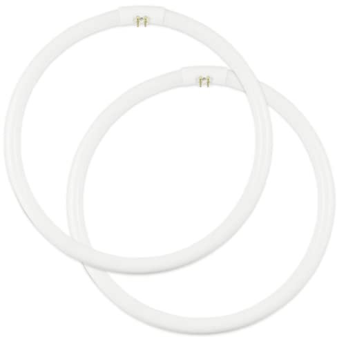 CLAR - Tubo Fluorescente Circular Cocina, Lámpara Fluorescente Redonda, 40W (Pack 2)