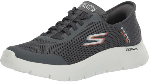 Skechers Herren Go Walk Flex Up Hands Free Slip-ins Sneaker, GRAU, 42 EU Weit