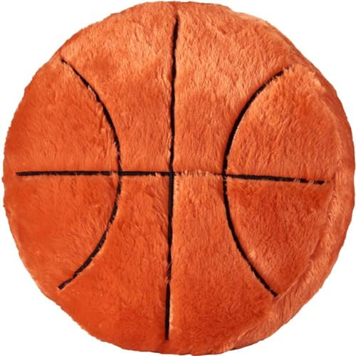 Sanfly Sport-wurfkissen, Flauschiges Gefülltes Basketballball-Kissen, Gefüllte Basketball-Kissen, Weiches Wurfkissen, Basketball-plüschkissen, Spielzeug Für Sofa-Dekoration