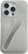 HABETI Lip Gloss Phone Case Lip Balm Phone Case for iPhone 13 14 15 Pro Max Liquid Silicone with Lip Gloss Lipstick Clip Phone Case and Mobile Phone Lanyard Spacer for iPhone 15 Gray