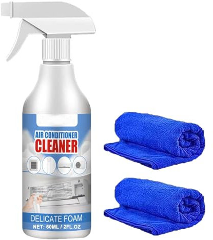 Géneric Limpiador de Aire Acondicionado, Espuma limpiadora de bobinas de CA, Limpiador de bobinas de CA Multiuso, Limpiador de Espuma descontaminante de Aire Acondicionado, Spray Limpiador de (1PCS)