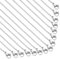 30 Stück Edelstahl Schmuck Halskette Damen 45cm Gliederkette Silber Halsketten DIY Bordsteinketten mit Karabinerverschluss Bulk Schlangenkette für Schmuckherstellung Handwerk Anhänger Armband