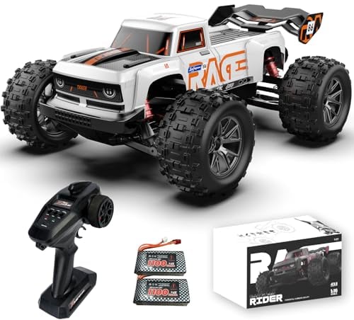 SupKonXi Ferngesteuertes Auto, 40 km/h RC Auto, 1:16 Hobby RC Buggy, 4WD All Terrain, Hochgeschwindigkeits RC Truck, 2,4 GHz RC Crawler, 2 Akku 40 Minuten, Tolles Geschenk für Erwachsene, Kinder