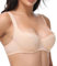 Oscrenia Balconette Bra for Women Underwire Push Up Half Cup Demi Balcony Plunge Bras(36B,Beige)