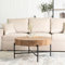 MEBEL ELITE Couchtisch Rund 79,5x79,5x43,5 cm - Modern Wohnzimmertisch Holz Optik - Sofatisch Rund für Wohnzimmer und Büro - Runder Tisch Pflegeleichter und Schmutzabweisender