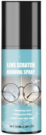 Linsenentfernungs-Spray - 100 ml Glasreiniger für Brillen | Reparatur von Kratzern für Sonnenbrillen und Bildschirme, Hochleistungsreiniger, Cla Wiederherstellung