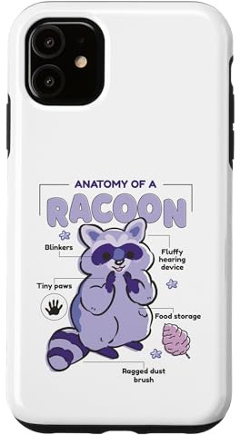 Anatomy Of A Racoon Hülle für iPhone 11