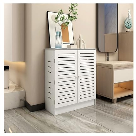 Armadio portaoggetti per router WiFi, scatola organizer in PVC per modem e TV Box, design a griglia ventilata, nasconditore router per casa e ufficio, grande 89,9 cm L x 80 cm H x 24,9 cm W