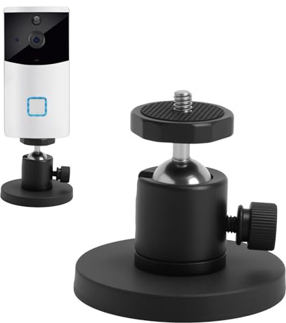 Magnetische Wandhalterung Kompatibel mit Ring Stick Up Cam/Pro/Plus/2/3/Outdoor Camera/Eufy/Arlo Kamera Überwachungskamera 15 KG Starker Magnetkraft 360° Verstellbare Kamera Wandhalterung ohne Bohren