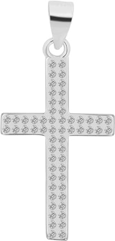 Akzent Anhänger für Damen in 925 Silber, 100% Wasserfest & Hautverträglich