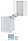 Fuchs Design 1 Stück Glassteine BM Glassteine Vollsicht SUPER White Eckstein 1-seitig satiniert 13,2x19x8 cm