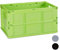 Relaxdays Profi Klappbox, stabil, Gewerbe, hochwertiger Kunststoff, Qualität, 60L, Kiste, HBT 31,5 x 58,5 x 40 cm, grün